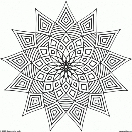 These Printable Mandala And Abstract Coloring Pages Relieve Stress ...