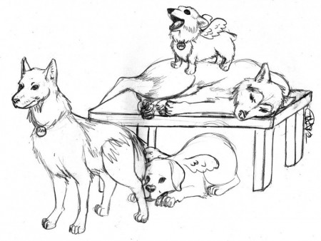 Husky Puppies Colouring Pages Quoteko 290893 Husky Coloring Pages