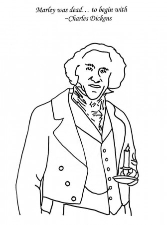 a christmas carol Colouring Pages
