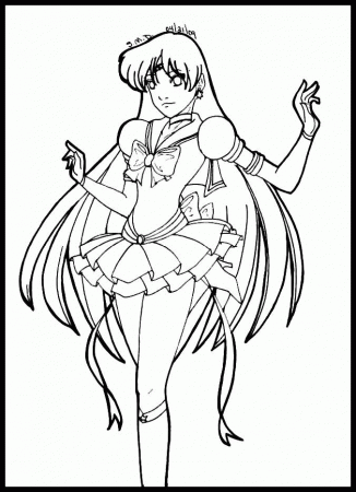 Sailor Astera - Color Me Lines by sakkysa on deviantART