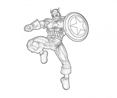 marvel coloring pages captain america | Coloring Pages For Kids