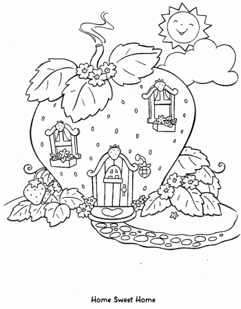 Strawberry Shortcake Coloring Pages | Coloring Pages For Kids