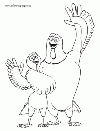 Free Birds - Jake and Reggie coloring page