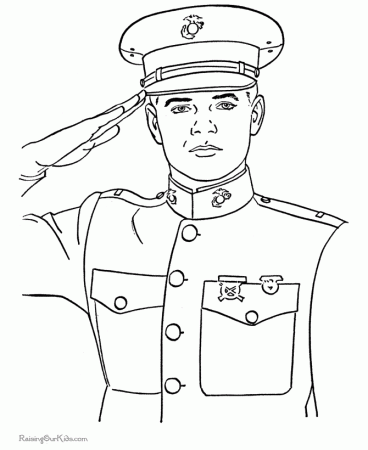 Kids Coloring Pages : Army Coloring Pages