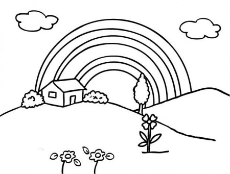 Rainbow Coloring Page Printable Coloring Pages For Kids #cNs ...