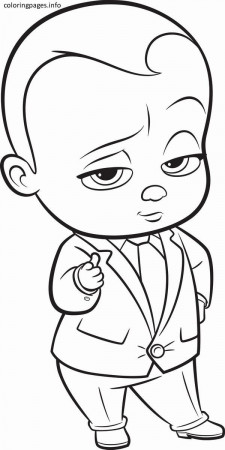 printable the Boss Baby Coloring Pages | Baby coloring pages ...