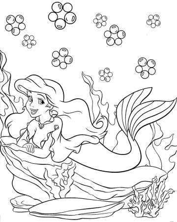 Disney Princess Winter Coloring Pages | Coloring Online