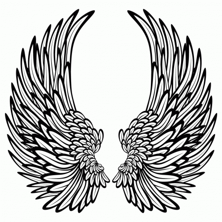 Hearts With Wings Coloring Pages - ClipArt Best