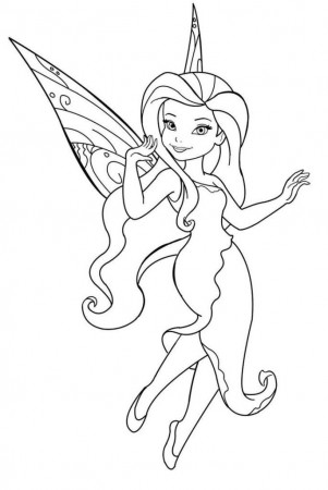 Fairy Coloring Pages (With images) | Fairy coloring pages ...