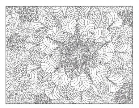 Best Complicated Printable Coloring Sheets Detailed Geometric ...
