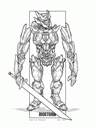 Bionicle Coloring Page