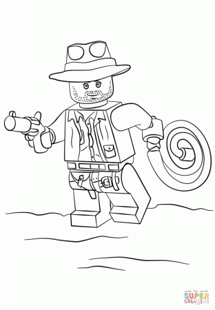 Lego Indiana Jones coloring page | Free Printable Coloring Pages