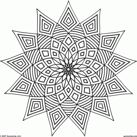 Awesome Pattern Coloring Pages - Coloring Pages For All Ages