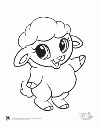 Cute Animals To Color - Coloring Pages for Kids and for Adults