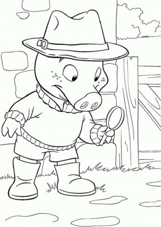 Jakers The Adventures of Detective Piggly Wiggly Coloring Pages ...