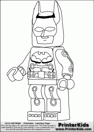 Lego Batman - Electro - Coloring Page Preview