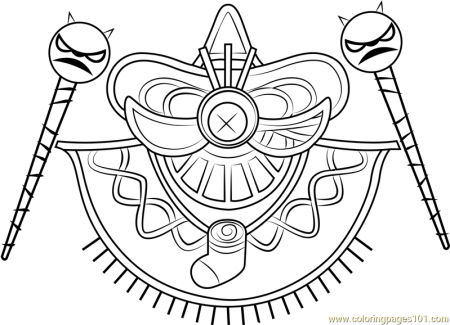 Yin Yarn Coloring Page - Free Kirby Coloring Pages : ColoringPages101.com