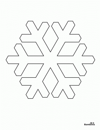 Snowflakes Coloring Page - Coloring Pages for Kids and for Adults