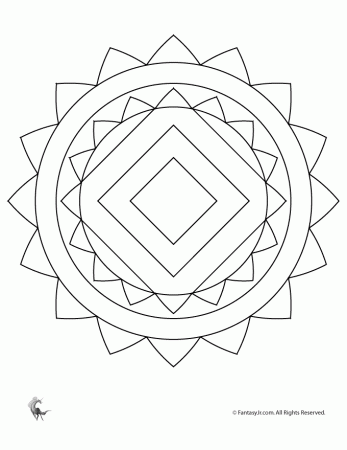 Mandala Coloring Pages for Kids & Adults - Woo! Jr. Kids Activities