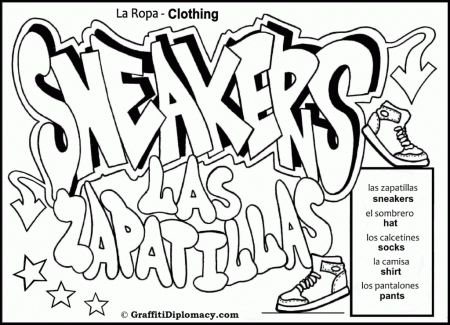 Graffiti Coloring Pages (18 Pictures) - Colorine.net | 14462