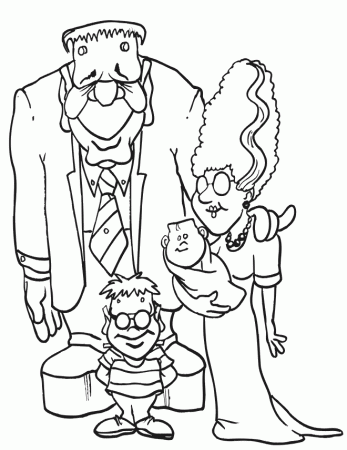 Frankenstein Coloring Pages | Coloring Pages