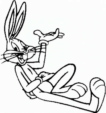 Looney Tunes Coloring Pages : Baby Bugs Bunny Coloring Page Kids 