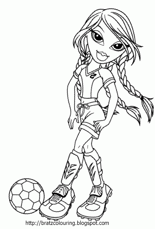 Bratz Girls Coloring Pages 81 | Free Printable Coloring Pages