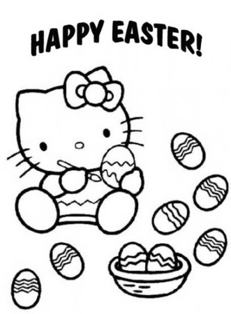Hello Kitty Goes Shopping Coloring Pages - Cartoon Coloring Pages 