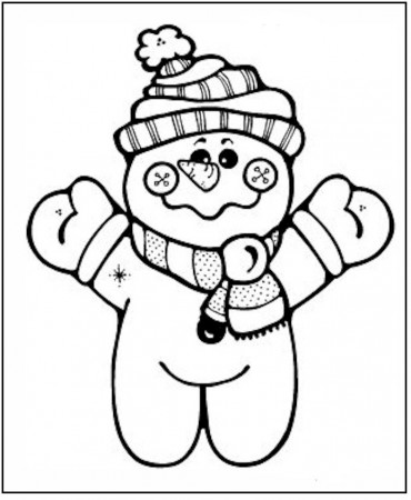 Free Printable Snowman Coloring Pages For Kids