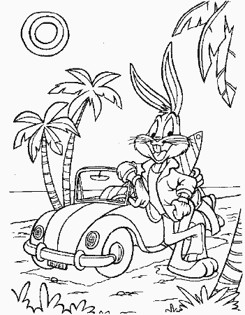 Looney Tunes Coloring Pages Printable | Free Printable Coloring Pages