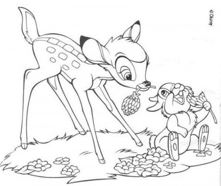 BAMBI coloring pages - Bambi 59