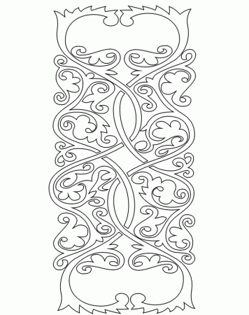 Pattern Colouring Pages