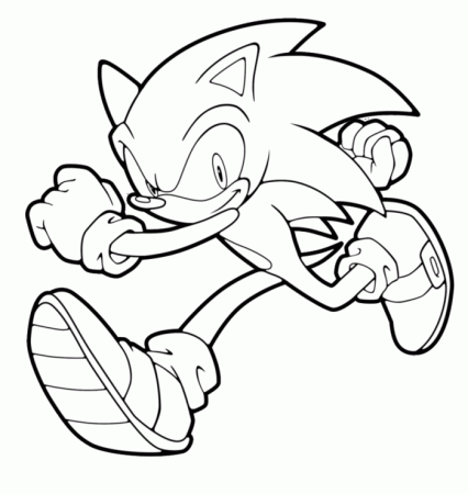 Sonic Coloring Pages Print | 99coloring.com
