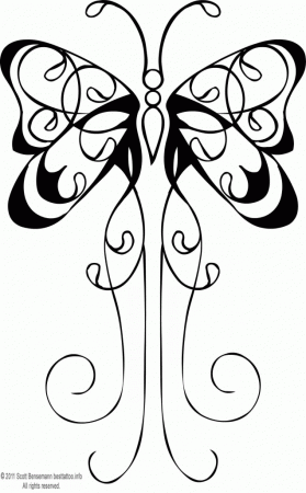 Favorable Butterfly Outline Tattoos | Tattoo Designs