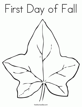 First Day of Autumn Coloring Pages | Free Internet Pictures