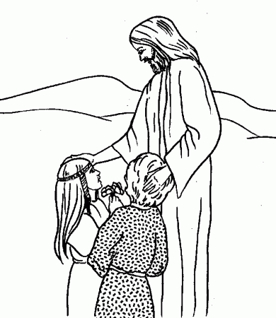 coloring pages about jesus feeding 5000 | Coloring Pages For Kids