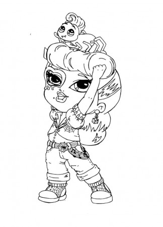 Monster High Coloring Pages : Monster High Operetta Furious 