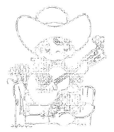 cowboy coloring pages - Quoteko.com