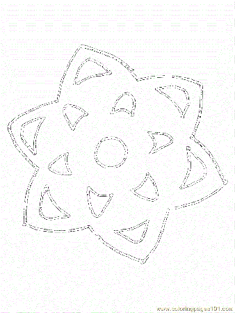 Coloring Pages Snowflakes (Peoples > Others) - free printable 