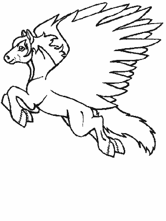 Pegasus 7 Fantasy Coloring Pages & Coloring Book