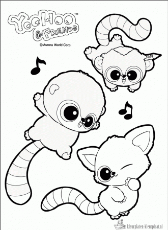 yoohoo and friends Colouring Pages (page 3)