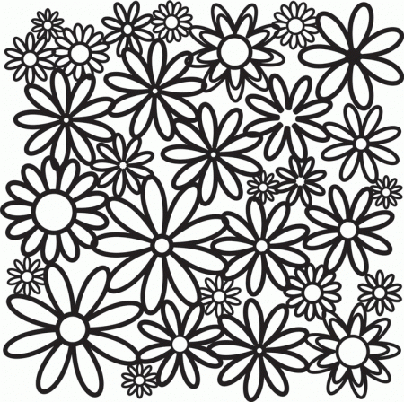 Daisy girl scout coloring pages - All the different daisies | Daisy