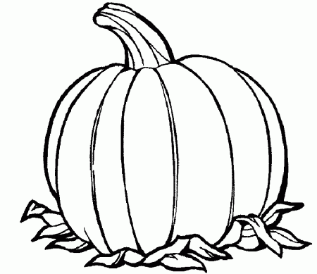 Thanksgiving Pumpkin Coloring Pages Printables - Picture 3 