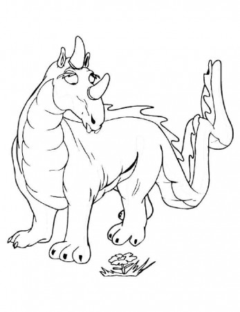 Dinosaur Coloring Pages Free 2 | Coloring Town