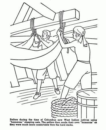 Columbus Day Coloring Pages | Coloring Kids
