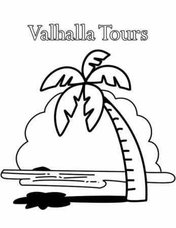 palm tree coloring contest from valhalla tours