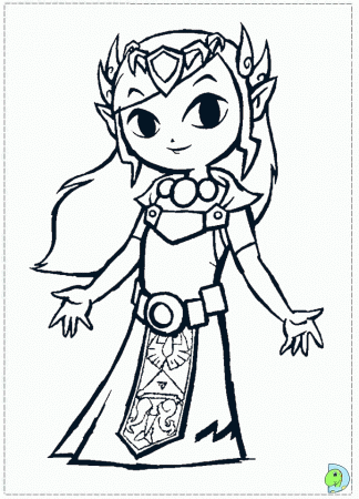The Legend of Zelda Coloring page