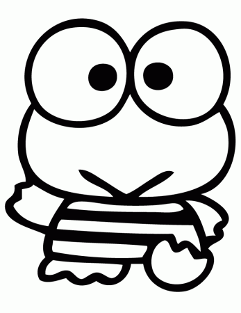 Free Printable Keroppi Coloring Pages | H & M Coloring Pages