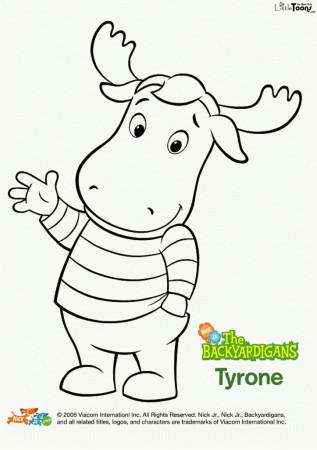 the backyardigans baby Colouring Pages