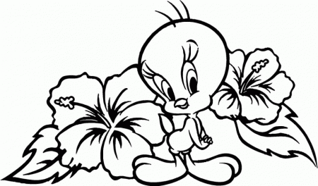 Cute Tweety Bird Color By Number Coloring Pages 23954 Coloring 